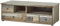 Stella Trading Bonanza Vintage TV-Board in Driftwood Optik - ausdrucksstarkes Retro Low-Board für Ihr Wohnzimmer - 130 x 43 x 52 cm (B/H/T)
