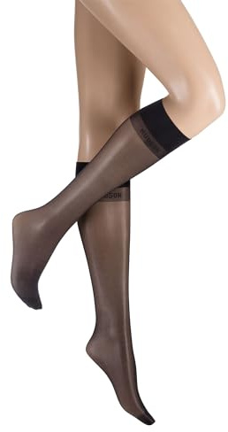 Hudson Damen Kniestrümpfe Soft Matt 20 druckfrei 20 Den