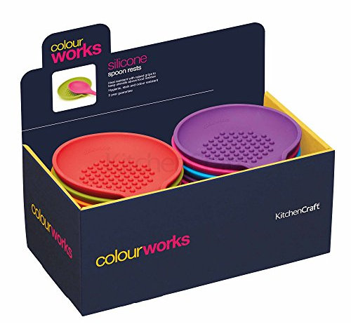 Silicone Spoon Rest (Assorted Colours Available)