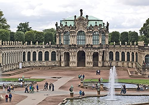 hansepuzzle 62389 - Dresden Puzzle 130 Teile - Orte Motiv mit hochwertiger Aufbewahrung: Kartonbox und wiederverschließbarem Beutel - Format 28,7 × 20 cm
