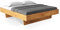 moebel-eins CURBY Massivholzbett Doppelbett Wangenbett ohne Kopfteil aus massiver Thermo -Fichte, hochwertige Verarbeitung, einfacher Aufbau, Made in Germany, 180 x 200 cm, Natur