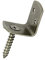 Flechtzaunhalter 4er Set Edelstahl