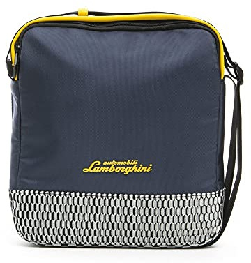 Lamborghini Herren Tracolla Uomo. Due Scomparti. Tasca Interna. Tracolla Regolabile. Tasche