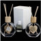 DLM-31585 (Kit 6 Pezzi) Profumatore in Vetro Legno con Cuore Albero della Vita Life Tree Matrimonio Diffusore per Ambienti Profumo bomboniera