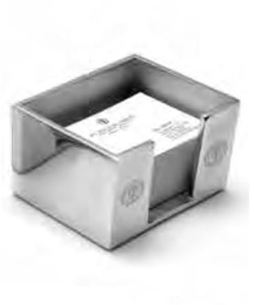 A.G. Spalding & Bros. PORTABIGLIETTI DA VISITA IN ALLUMINIO ANTICO SISTEMA DI FUSIONE A TERRA