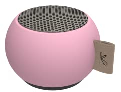 KREAFUNK aGO Mini Bluetooth Speaker, Speaker, TWS Pairing for Stereo Sound, Voice Assistant, Waterproof, Fresh Pink