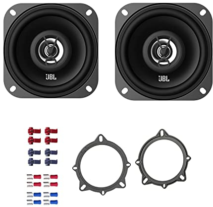 JBL Auto Lautsprecher Boxen Stage1 41F 250 Watt 10 cm 2 Wege Koax passend für BMW 3er E90 E91 2005-2012 Türen vorne