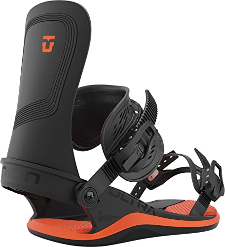Union Binding Company & Design Union Ultra Herren-Snowboard-Bindung, Schwarz/Orange, Größe M (36-38)