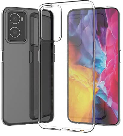 COFI 1453 Silikon Hülle Basic kompatibel mit Realme 9i Case TPU Soft Handy Cover Schutz Transparent