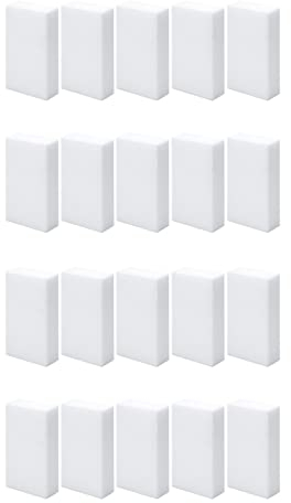 Allegorly Schmutzradierer Wand 10/20 Radierschwamm auch als Sneaker Reiniger Robuster Magic Schwamm universell und wiederverwendbar Zauberschwamm Reinigungsschwamm (#1 20pcs, Einheitsgröße)