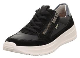 Legero Damen Sprinter Sneaker, Schwarz Schwarz 0000, 38.5 EU