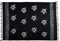 SAIVONA Pareo Sarong Strandtuch Damen - Wickelrock Strand - Handtuch Blickdicht als Wickeltuch oder Handtuchkleid und Wickelkleid Damen - Handarbeit aus Fair Trade Herstellung Batik Schwarz Blume