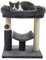 Hoopet Kratzbaum für Katzen im Innenbereich, mit super gemütlicher Sitzstange, Katzenpflege und interaktivem baumelndem Ball, ideal für Kätzchen und Katzen
