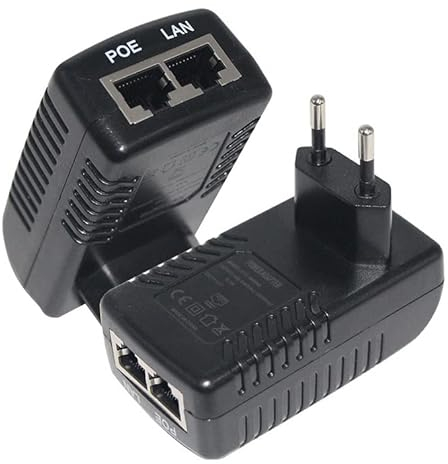 Top Ladegerät * Netzadapter, Ladegerät, Ausgang Ausgang DC 12 V 1 A 12 W CE-Zertifizierung POE Ethernet Anschluss: RJ45 kompatibel mit LAN IP-Kamera/IP-Telefon/Switch Ethernet CCTV