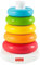 Fisher-Price Jouet Culbuto À Empiler Pyramide Arc-En-Ciel, Matériaux D'Origine Végétale, Avec 5 Anneaux Colorés Et Base Mouvante, Jouet Bébé, A Partir De 6 Mois, HPY92