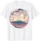 Japonais Sakura Garden Geisha Mont Fuji Fleur de cerisier T-Shirt