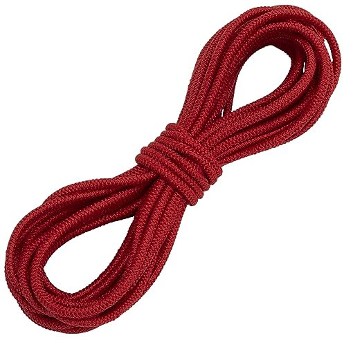 AERZETIX - C67264 - Elástico decorativo redondo 5 metros - diámetro 3mm - color rojo frambuesa