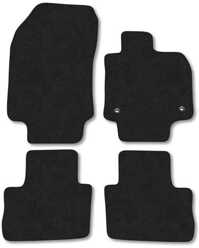 Fits Toyota RAV4 (2019-2025) Carpet Car Floor Mats | Tailored Fit Heavy-Duty Rubber Floor Mats Premium Durable Waterproof Custom Fit Water Resistant Easy-Clean