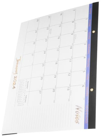 VILLCASE Wandkalender Monate Englischer Monatskalender Minimalistisches Design Für Büro Und Zuhause Praktischer Hängender Kalender Mit Us-feiertagen Hochwertiges Dekorativ Und
