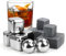 16 Whiskey-Steine, inklusive Metall-Eiswürfel, Granitsteine, Whiskey-Bälle, wiederverwendbare Whiskey-Steine-Set für Wein, Bourbon, Whiskey, Geschenke für Männer, Vater, Ehemann, Freund