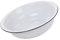 CANIGHT Vintage Enamel Mixing Bowl Capacity Retro Fruit Basin for Washing Vegetables Face and Clothes Sturdy and Easy to Clean Enameled Wash Bowl for Home Decor
