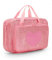 LoDrid Puppen-Tragetasche, kompatibel mit Barbie-Puppen, 30,5 cm, Puppen-Aufbewahrungstasche mit Griff und mehreren Taschen für 6 Puppen, Kleidung und anderes Zubehör, rose, Taschen-Organizer