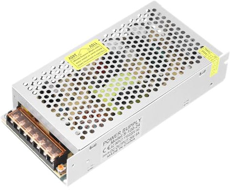 sourcing map 24V 5A Power Supply Adapter Transformer Switch, AC 110V-220V to DC 24V 5amp 120W Power Transformer Driver for LED Strip Lights CCTV Camera 3D Printer
