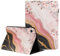 TEDTIKJT Custodia Compatibile con Tablet Huawei MatePad T 10s 10.1 2020 Custodia Libro PU Pelle Tasca Cover Supporto Protezione Funzione Dipinti Tablet Cover,Marmo di Fiori di Pesca