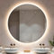 Marctani Espejo Baño Redondo con Luz LED Regulable en 3 Colores - Espejo de Pared ANTIVAHO con Ajuste de Brillo con Memoria e Interruptor Táctil - Espejos Inteligente Retroiluminado (70 x 70 cm)