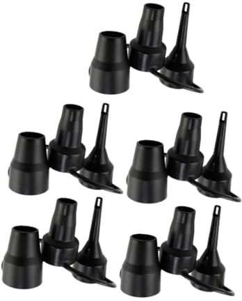 HOLIDYOYO Air Bed Pump Nozzles Air Mattress Replacement Nozzles Inflatable Bed Nozzles Pump Nozzle Attachments for Quick Inflation Portable Attachments 5 Sets