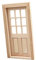 DECOMELODY Puerta de Madera Miniatura para Casa de Muñecas Accesorio Decorativo de Muebles Clásico para Habitaciones Infantiles para Miniaturas