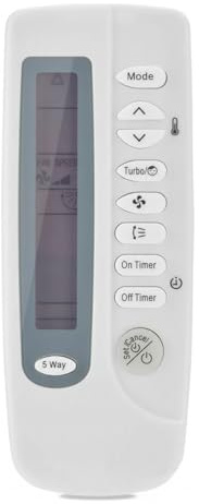 CABLEPELADO - Mando Universal Aire Acondicionado ARH-403 | Control Remoto Sustituto para Samsung y Más | Pantalla LCD y Reloj | Alcance 10m
