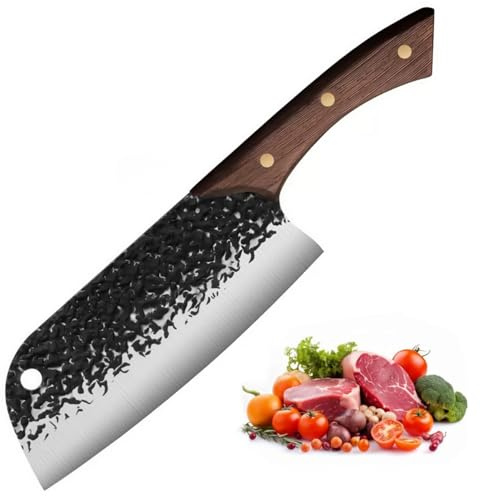 MLTUOYING Chef Knife - 8 inch Extremely Sharp Japanese Knife - High Carbon Stainless Steel Kitchen Knives - Long Lasting & Full Tang Chef’s Knives