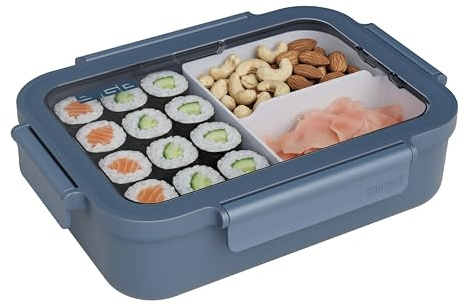 Sigg - NIMO Lunchbox L - Auslaufsicher - Trenner - Mikrowellen- & Spülmaschinengeeignet - BPA-frei - Leicht - Swiss Design - Für Arbeit & Schule - 1.3 L