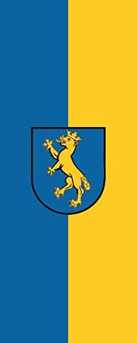 U24 Fahne Flagge Biberach an der Riß im Hochformat Premiumqualität 150 x 500 cm