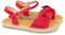 shoes&blues.es Sandalia plana de yute casual con lazo y pulsera ajustable. Coleccion primavera verano. Talla 39 Fucsia