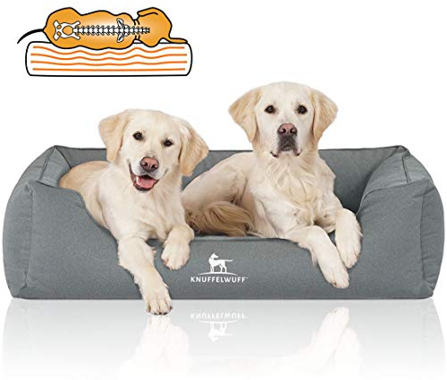 Knuffelwuff Orthopädisches Wasserabweisendes Hundebett Leon XXXL 155 x 105cm Petrol