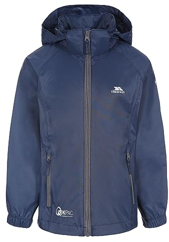 Trespass Qikpac Kids Waterproof Packaway Jacket