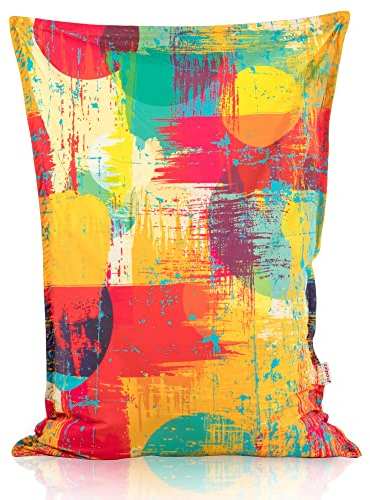 Italpouf Sitzsack XXL Riesensitzsack, Sitzkissen, Indoor & Outdoor, Sitzsack Sessel für Erwachsene, EPS Perlen Füllung, Abnehmbarer Bezug, Waschmaschinenreinigung, Wasserdicht, Fresh