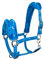 York Halfter Softy mit Plüschpolsterung Stallhalfter Pferdehalfter Teddyfleece (Cob, Babyblau)
