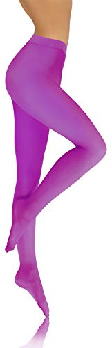 Sesto Senso Womens Tights Purple Coloured microfibre Semi Opaque 40 Den Purple 4 L Azalea