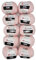 10 x 50g Strickwolle YarnArt Jeans einfarbig mit 55% Baumwolle, 500 Gramm Wolle uni (rosa 74)