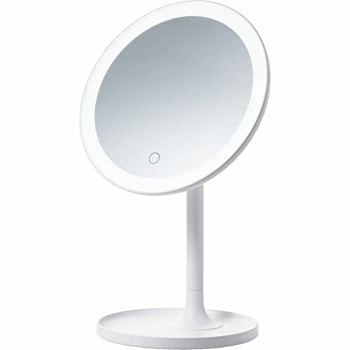 Magnitone Lightup LED Desktop Makeup Mirror, Close up makeup application