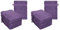 Betz Lot de 20 Gants de Toilette Premium Taille 16x21 cm 100% Coton Couleur Violet