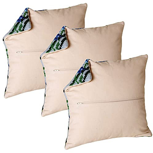 Thea Gouverneur - Kissenrückseite Kit - Beige - 3 Stück - Baumwolle - Für Erwachsene - 23.59993
