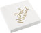 16 Servietten * JUST MARRIED * für als Deko eine Hochzeit | Wedding Party Napkins Weiße Papierservietten