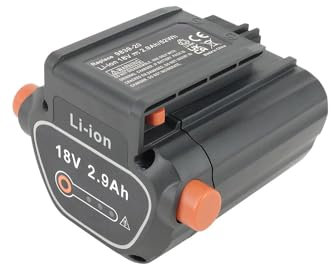 PowerSmart® 2900mAh 18V Li-ion Akku für Gardena 5039, 8833, 8866, 8877, 8881, 9335, 9823, 9824, 9825, 9837, 9838, 9839, 9840, 967102001, 5039-20