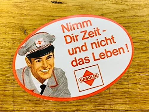 Nimm Dir Zeit und Nicht das Leben Aufkleber Sticker Oldtimer Youngtimer V8 Mi530