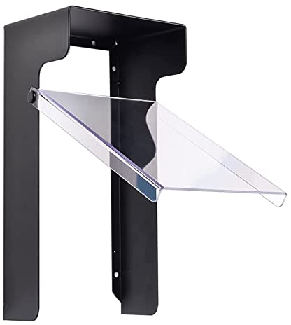 ZGZFEIYU Copri Citofono Campanello da Esterno, Copertura Antipioggia per Campanello in Metallo Impermeabile per Fotocamera, Pulsante E Campanello della Porta