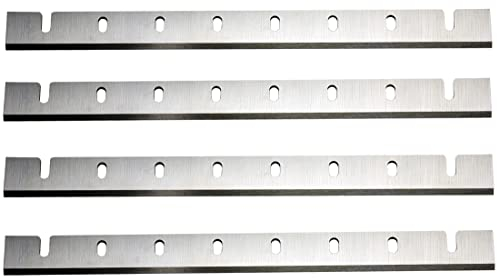 Generico 4 Pezzi Lame per pialla coltelli 4 Pezzi per pialle a Spessore DeWalt DW733 DW7332 con 12,5 Pollici di Ricambio trattati termicamente